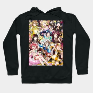 Love Live Sunshine Aqours Collage Hoodie